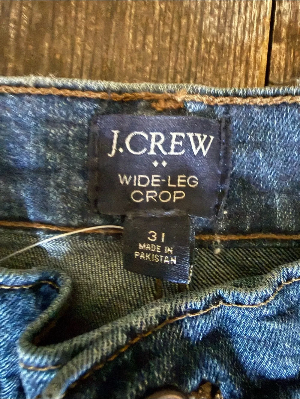 J.Crew Wide-Leg Crop | Size 31 | Medium Wash